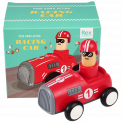 Push Down Action Racing Car Red