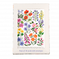 Wild Flowers Greeting Cards With Envelopes (pack Of 10)