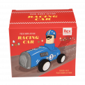 Push Down Action Racing Car Blue