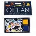Ocean Set Of Mini Stamps