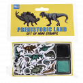 Prehistoric Land Set Of Mini Stamps
