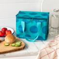Blue On Turquoise Spotlight Lunch Bag