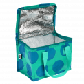 Blue On Turquoise Spotlight Lunch Bag