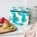 Turquoise On White Spotlight Lunch Bag