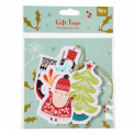 Paper Christmas Gift Tags (pack Of 6)