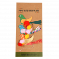 Hanging Paper Bird Decorations With Pom-Poms (set Of 3)