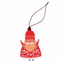 Wooden Santa Christmas Decoration