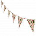 50s christmas paper bunting