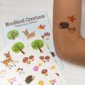 Woodland Creatures Temporary Tattoos
