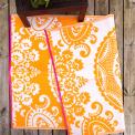 Orange Recycled Floor Mat