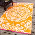 Orange Recycled Floor Mat