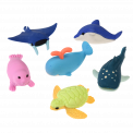 Ocean Erasers (set Of 6)