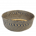 Large Navy Blue Seagrass Basket