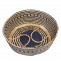 Large Navy Blue Seagrass Basket
