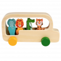 Colourful Creatures Wooden Bus