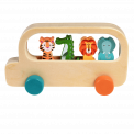 Colourful Creatures Wooden Bus