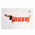 Sausage Dog Tufted Cotton Bath Mat