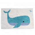 Whale Tufted Cotton Bath Mat
