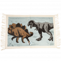 Prehistoric Land Dinosaur Cotton Rug
