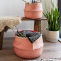 Large Coral Seagrass Basket