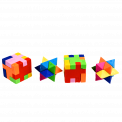 Wild Bear 3d Puzzle Erasers (set Of 4)