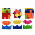 Wild Bear 3d Puzzle Erasers (set Of 4)