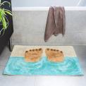 Bathing Feet Tufted Cotton Bath Mat