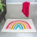 Rainbow Tufted Cotton Bath Mat