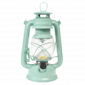 Aqua Led Hurricane Lantern