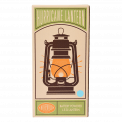 Light Blue Led Hurricane Lantern