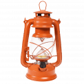 Burnt Orange Led Hurricane Lantern