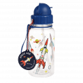 Clear Space Age Kids Water Bottle 500ml