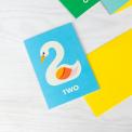 Swan 'two' Birthday Card