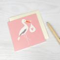 Pink Stork Card