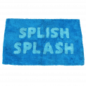 Blue "Splish Splash" Tufted Cotton Bath Mat