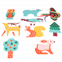 Stitching Set - Woodland Animals