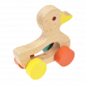 Wooden Push Along Toy - Duck