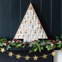 Wooden Advent calendar Christmas Tree