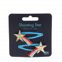 Shooting Star Glitter Hair Clips (set Of 2)