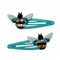 Bumblebee Glitter Hair Clips (set Of 2)