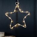 Small metal star LED lights