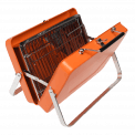 Portable Suitcase Bbq - Orange