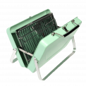 Portable Suitcase Bbq - Green