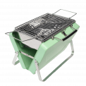 Portable Suitcase Bbq - Green