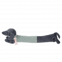 Sausage Dog Draught Excluder - Green Jumper