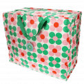 Jumbo Storage Bag - Pink And Green Daisy