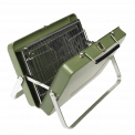 Portable Suitcase Bbq - Dark Green