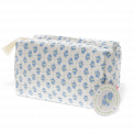 Quilted Wash Bag - Cornflower