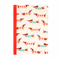 A5 Notebook - Sausage Dog (pattern)