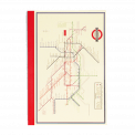 A5 Notebook - Tfl Heritage Tube Map
